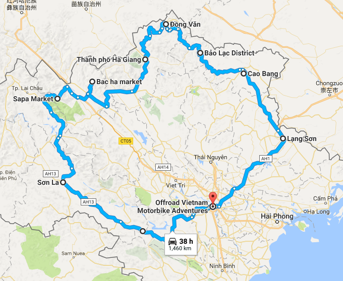 Great Northern Vietnam Route