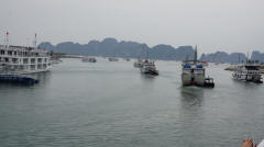 Halong Bay - Leaving Harbour