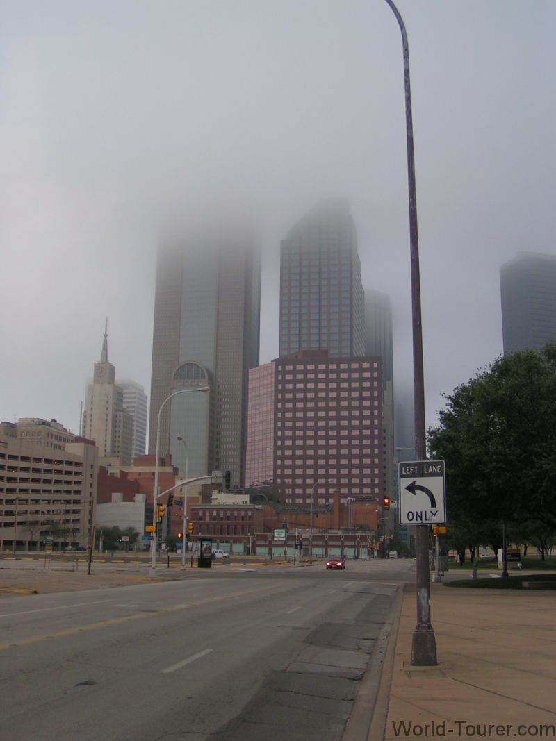 Downtown in Clouds